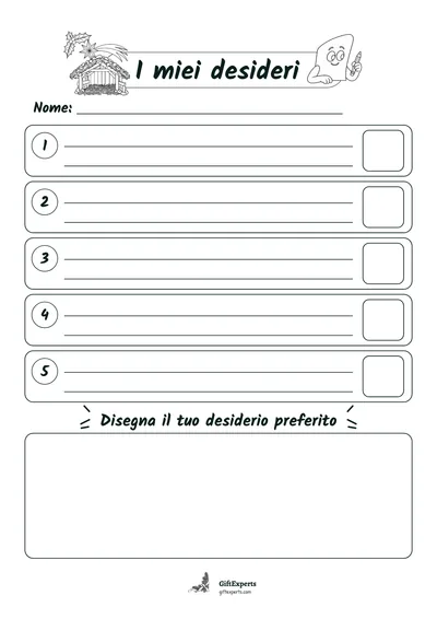 Lista in bianco e nero