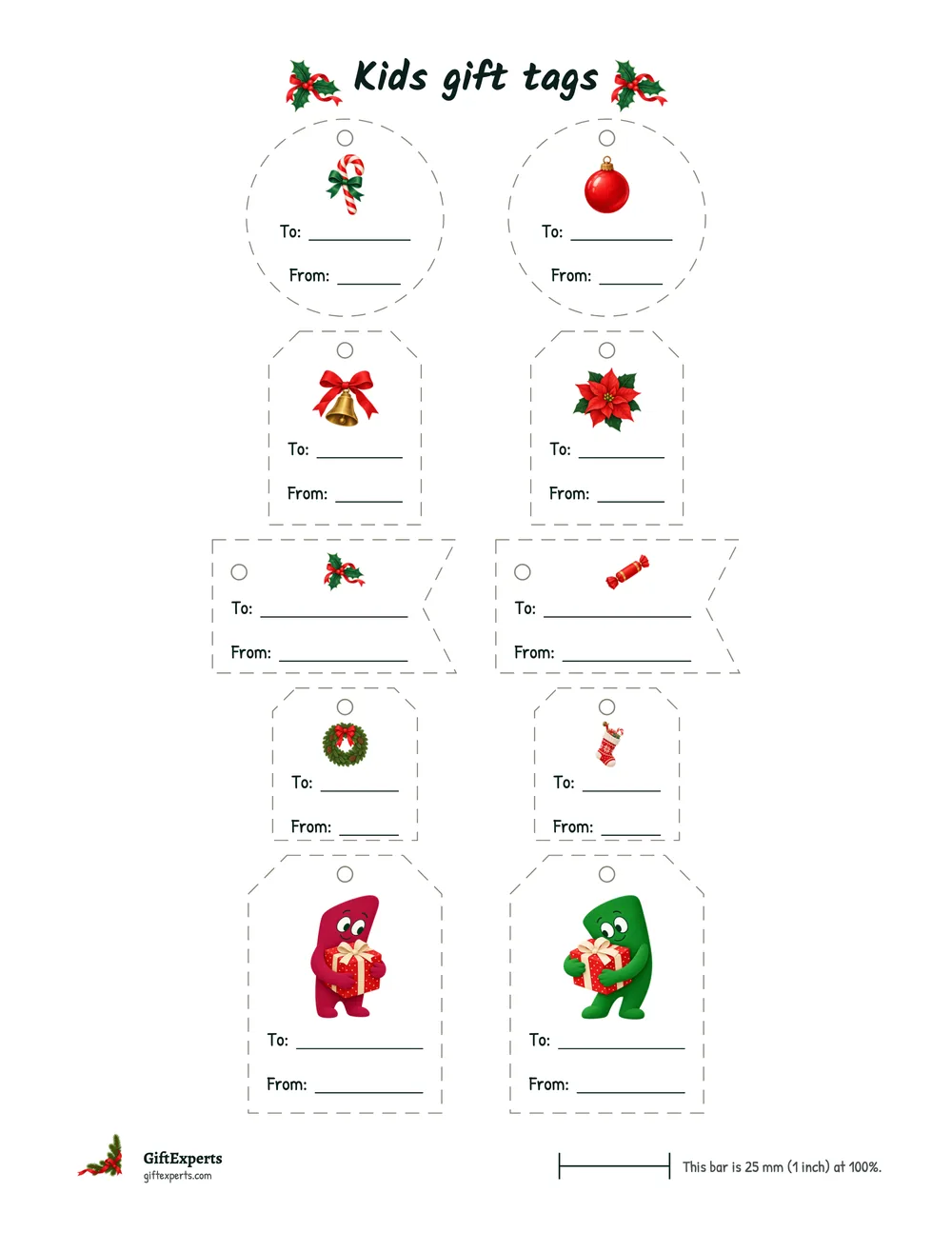 Gift tags