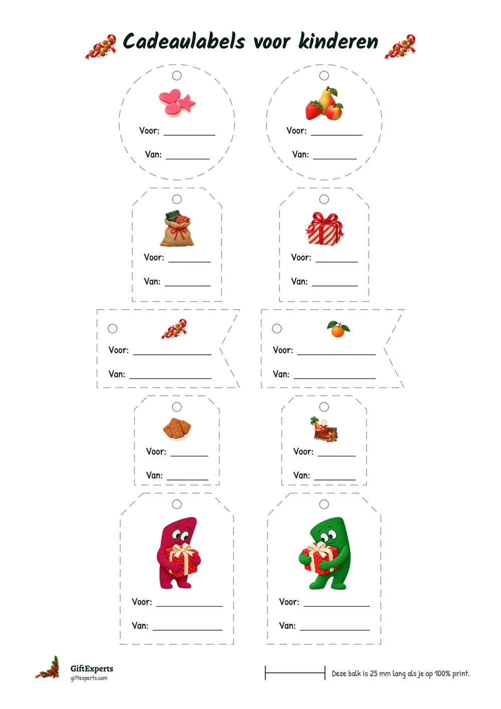 Cadeaulabels