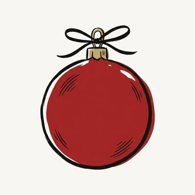 A Christmas bauble