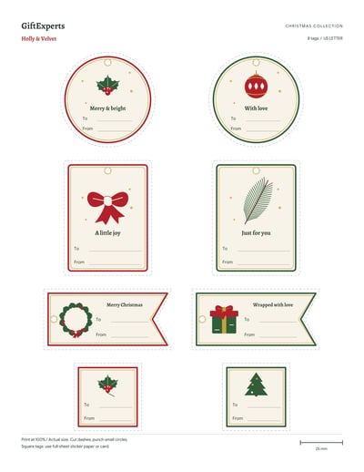 Holly & Velvet: classic red and green