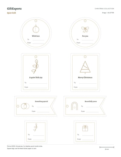 Quiet Gold: white and gold