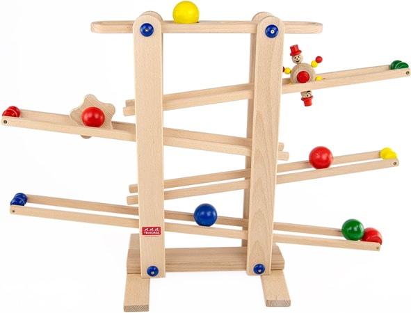 Trihorse Wooden Marble Run