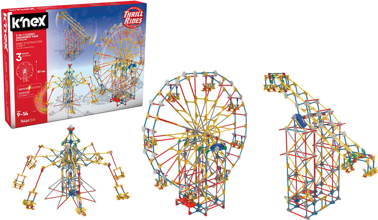K'Nex Thrill Rides 3-in-1 Classic Amusement Park