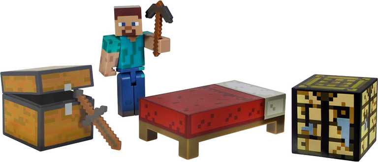 Minecraft Core Player Survival Pack Action Figure
