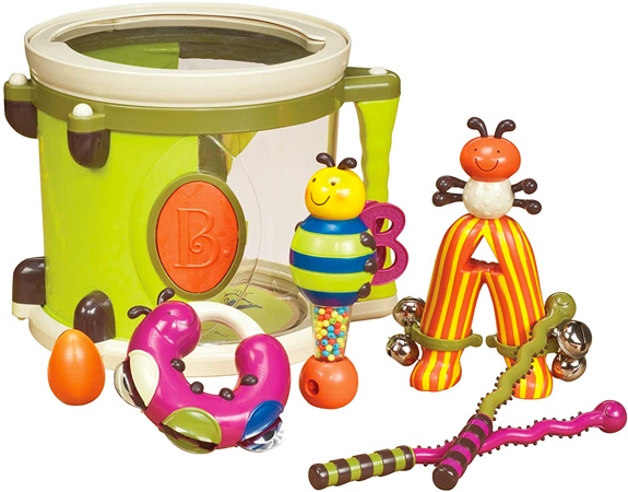B. Toys Parum Pum Toy Drum with 7 Instruments