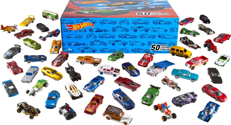 Hot Wheels 50 Diecast Car Pack