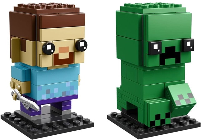 Lego BrickHeadz Steve & Creeper Minecraft Figures