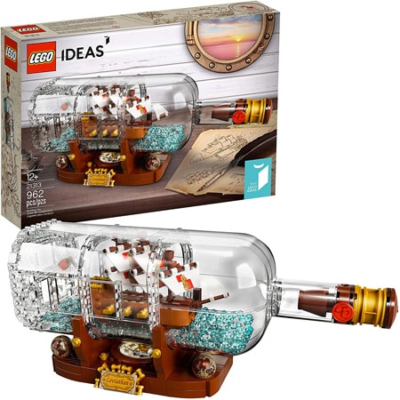 Lego Ideas Ship in Bottle Construction