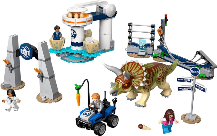 Lego Jurassic World Triceratops Rampage