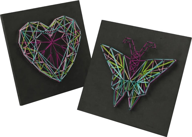 Butterfly and Heart String Art Kit