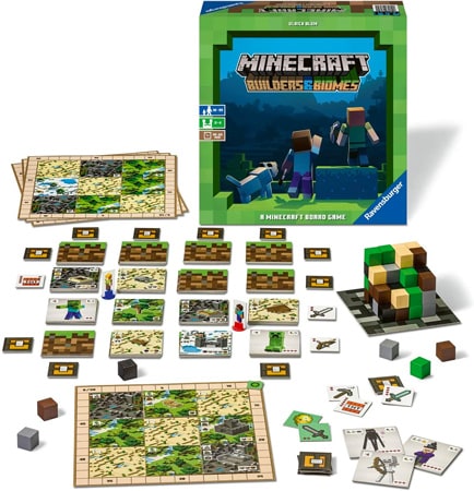 Ravensburger Minecraft Builders & Biomes Strategy Board Game