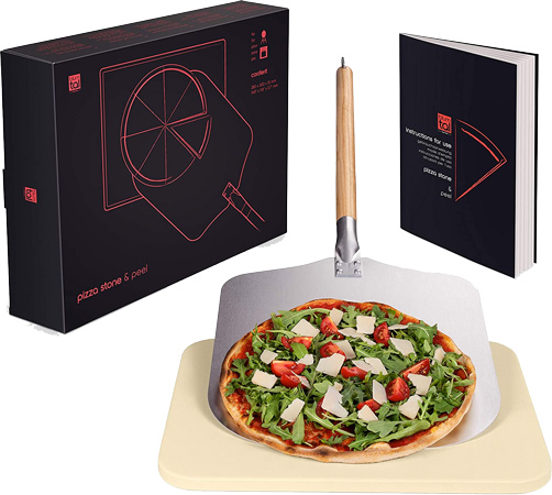 Blumtal Pizza Stone with Paddle