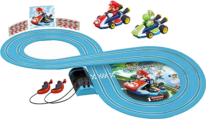 Carrera First Expansion Pack Extra Track for Battery-Powered Beginner Slot Car Racing Set for Kids Ages 3 Years and Up 