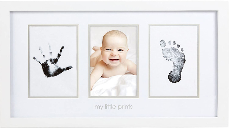 Pearhead Baby Handprint and Footprint Photo Frame Kit