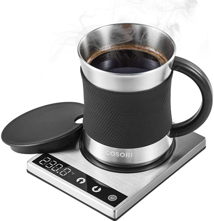 Coffee Mug Warmer & Mug Set