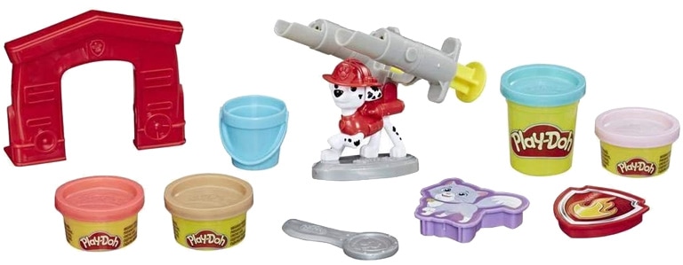 Play-Doh Paw Patrol Rescue Marshall Toy Figure and Tool Set with 4 Non-Toxic Colours