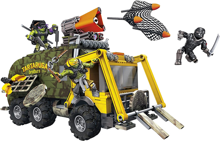 Mega Bloks Ninja Turtles Battle Truck Construction Set