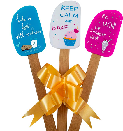 3 Piece Fun Silicone Spatula Gift Set