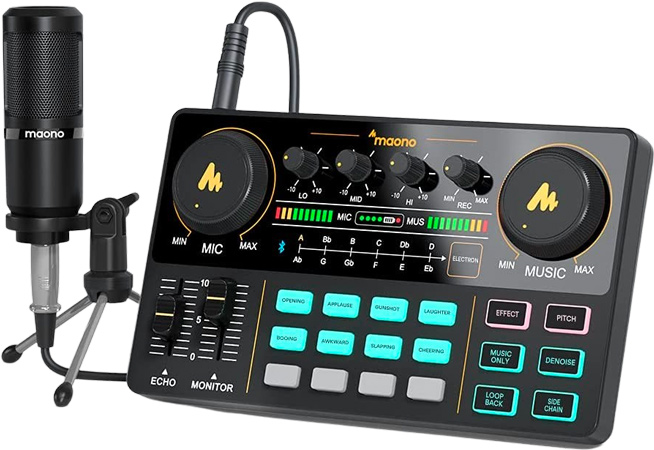 Audio Interface with DJ Mixer