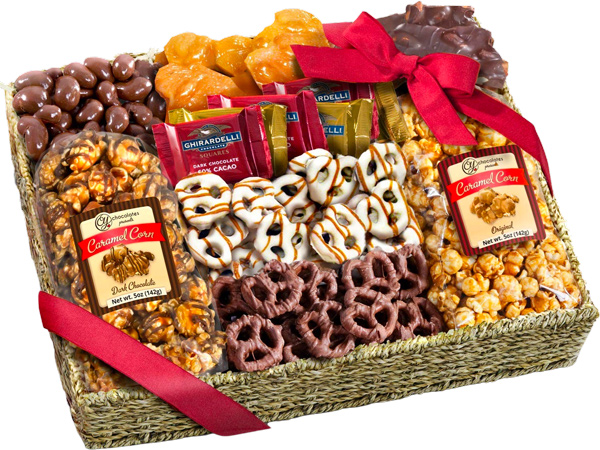 Caramel and Chocolate Crunch Gift Basket