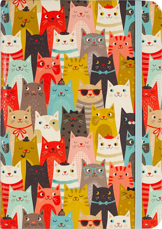 Colorful Cat Notebook