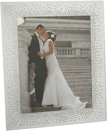 Glass Wedding Photo Frame