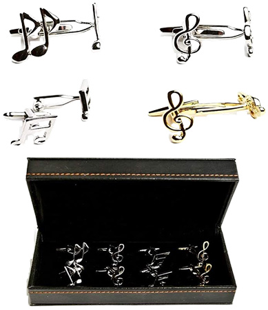 MrCuff Music Notes Cufflinks