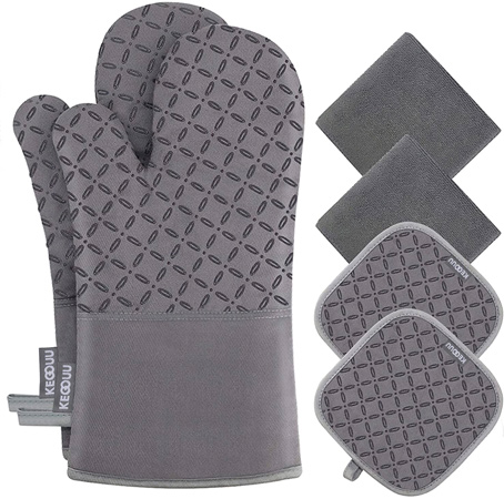 Oven Mitts and Pot Holders 6pcs Set