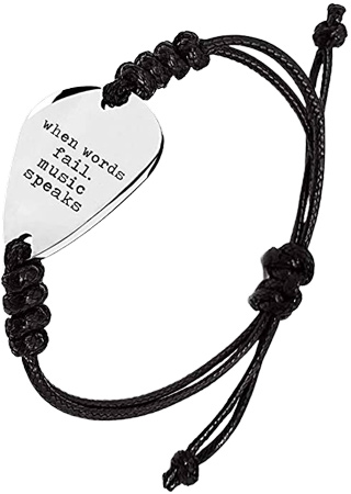 Personalized Guitar Picks Bracelet