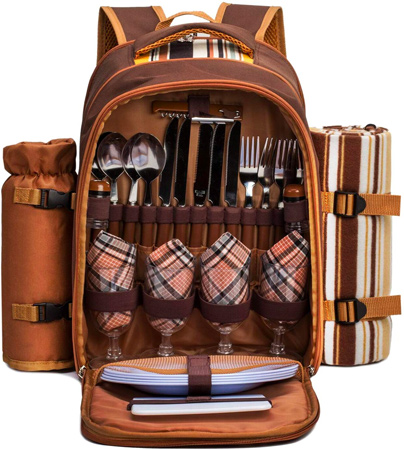 Picnic Backpack with Cooler