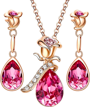 Rose Gold Jewelry Set