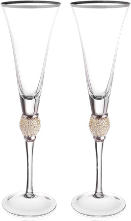 Bling Champagne Flutes