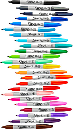 Colored Sharpies