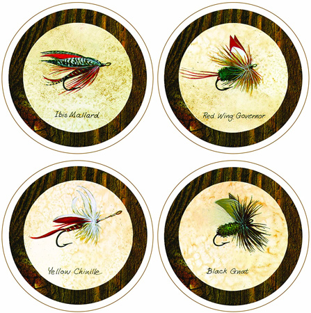 Fly Fishing Coasters