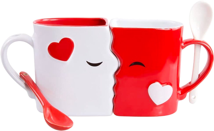 Kissing Mugs Set