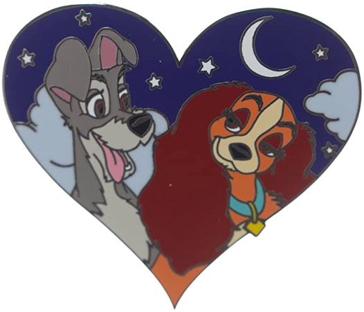 Lady and Tramp Pin