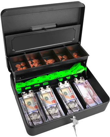 Steel Cash Box