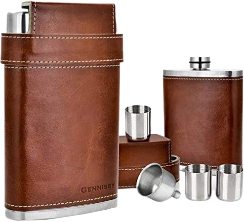 Vegan Leather Hip Flask