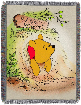 Winnie the Pooh Vintage Throw Blanket