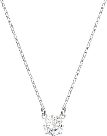 Crystal Solitaire Necklace
