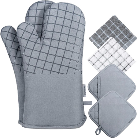 Heat Resistant Oven Mitts