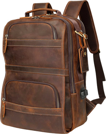 Leather Backpack