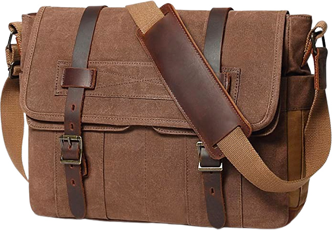 Leather Messenger Bag