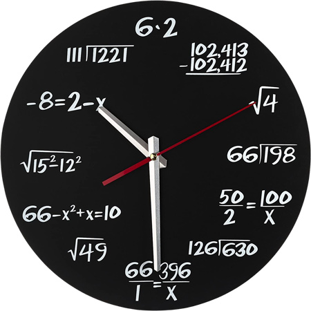 Mathematical Wall Clock