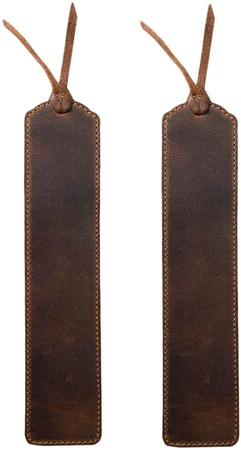 Real Leather Bookmark