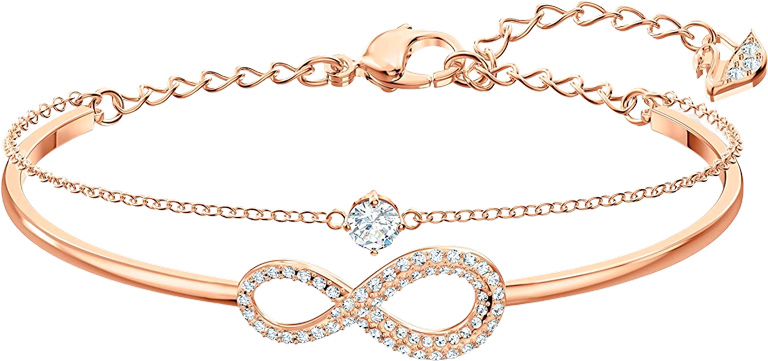 Rose Gold Infinity Bracelet