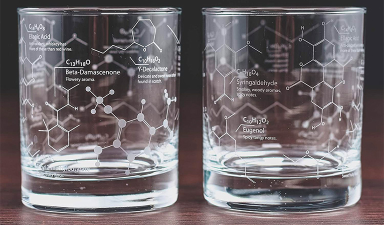 Science Whiskey Glasses