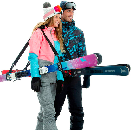 Ski Strap and Pole Carrier