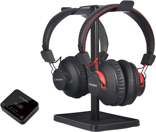 Wireless Headphones and Stand